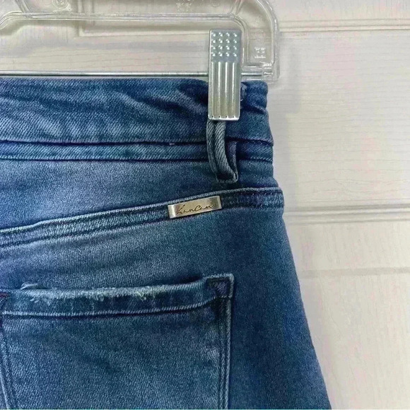 KanCan™ High Rise Medium Destructed Skinny Jean Sz 27 - Picture 11 of 13